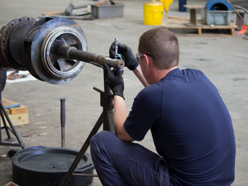 Man Working on Repairs